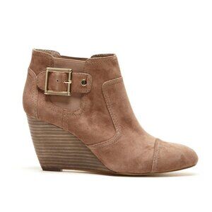 Marco Santi Heather Buckle Suede Bootie